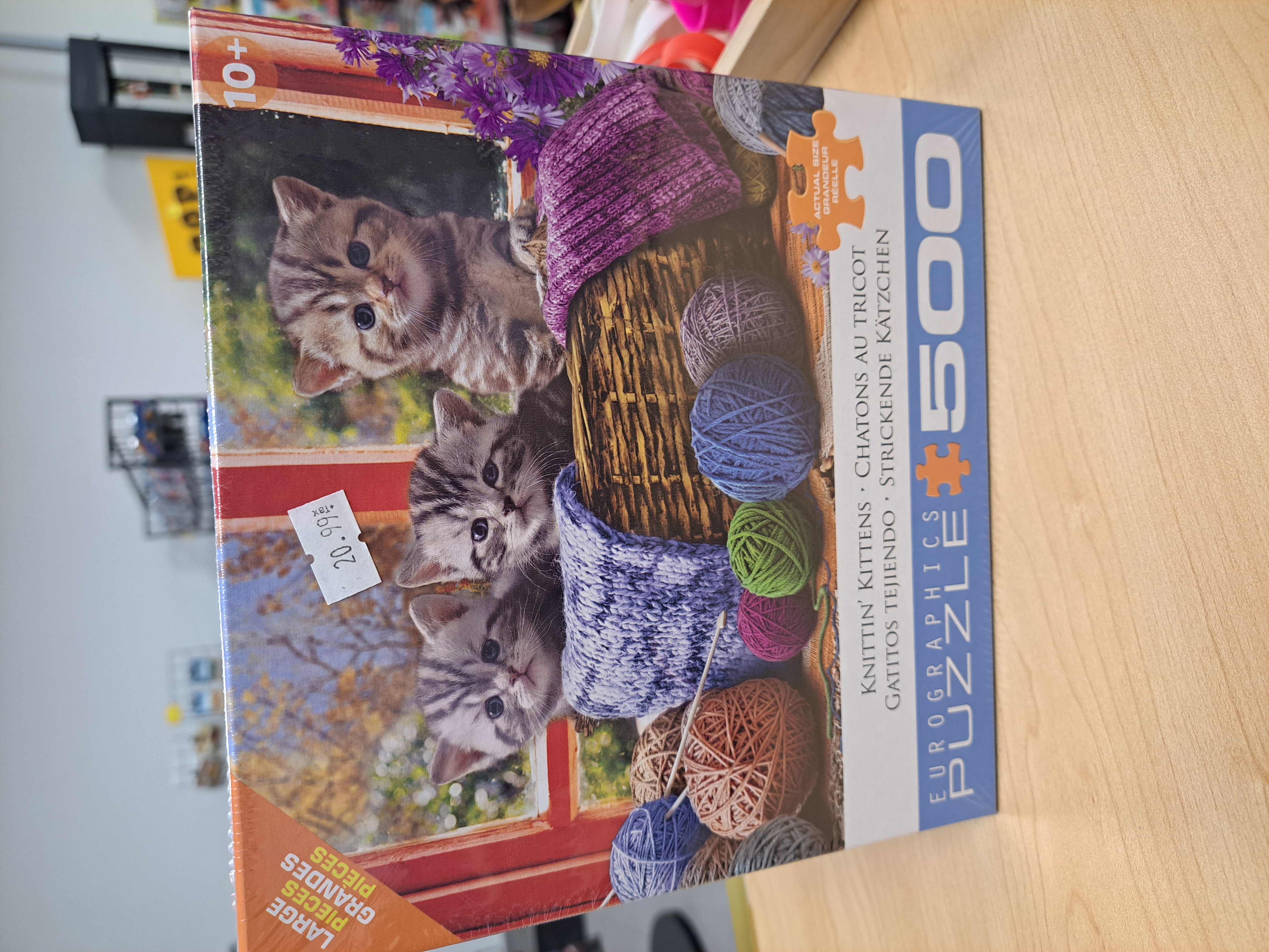 Chatons au tricot casse-tête 500 morceaux